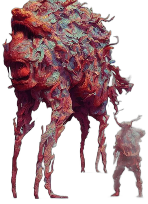 creature, mask, dragon, animal transparent PNG cut-out
