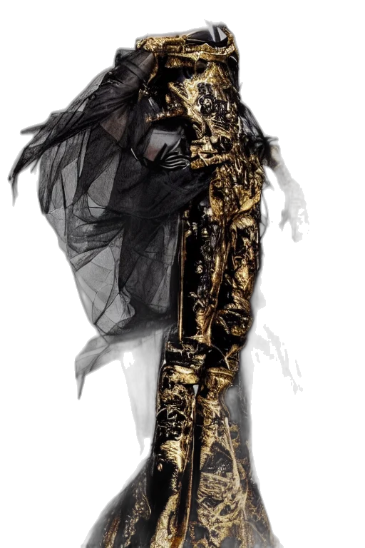 dress, jacket, robot, mask transparent PNG cut-out
