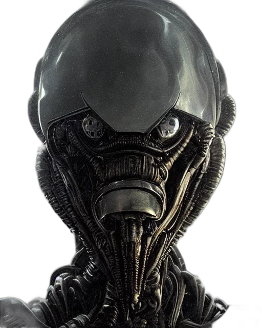 mask, creature, face, animal, concept art, 3d render, outer space, alf transparent PNG cut-out