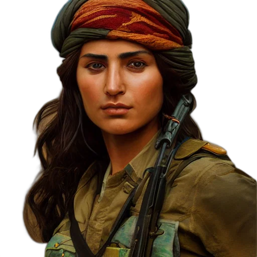 face, weapon, hat, staff, photorealistic, concept art, oil painting, fantasy art transparent PNG cut-out