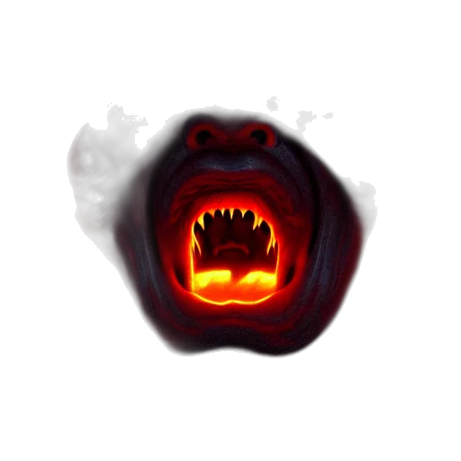 mask, dragon, creature, face, concept art, 3d render, pixel art, photorealistic transparent PNG cut-out