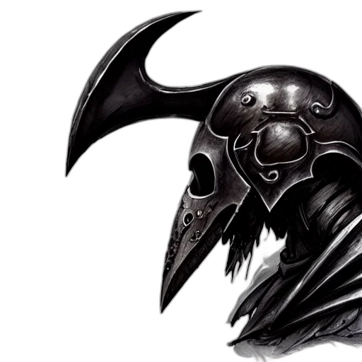 mask, face, staff, weapon, fantasy art, concept art, photorealistic, comic book art transparent PNG cut-out