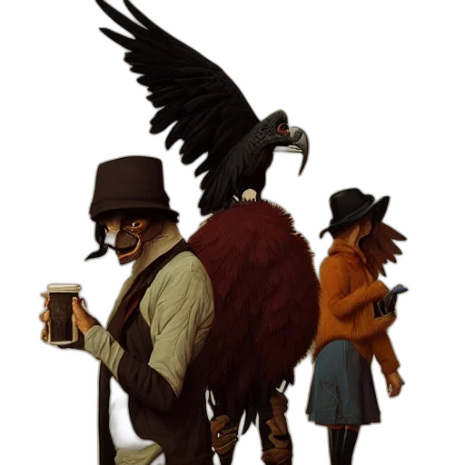staff, hat, concept art, fantasy art transparent PNG cut-out