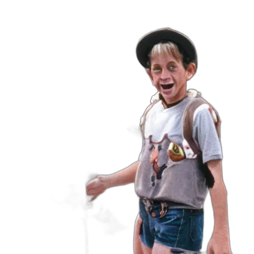 staff, hat, jacket, robot transparent PNG cut-out