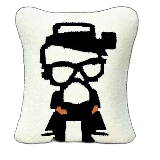 cartoon, pixel art, walter, white transparent PNG cut-out