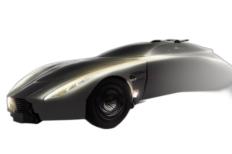 car, 3d render, concept art, photorealistic transparent PNG cut-out