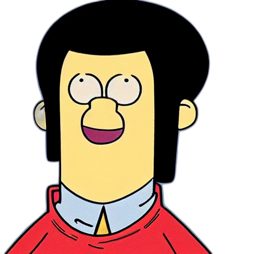 face, jacket, cartoon, comic book art transparent PNG cut-out