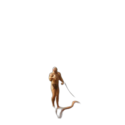 creature, staff, animal, jewelry, 3d render, concept art, pixel art, fantasy art transparent PNG cut-out
