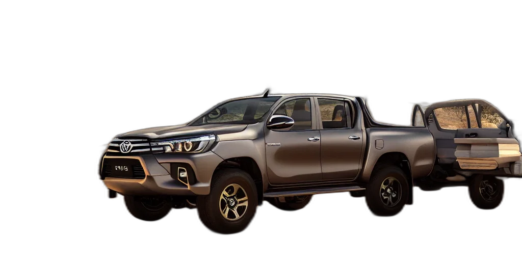 car, photorealistic, 3d render, toyota transparent PNG cut-out