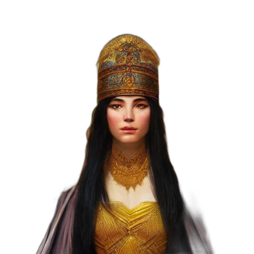 crown, jewelry, face, staff transparent PNG cut-out
