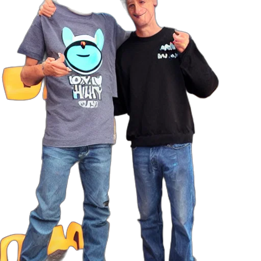 3d render, kawaii, tony, hawk transparent PNG cut-out