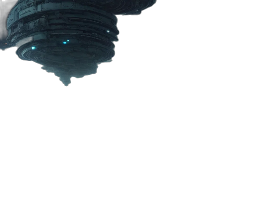 dragon, creature, robot, hat, concept art, 3d render, outer space, fog transparent PNG cut-out