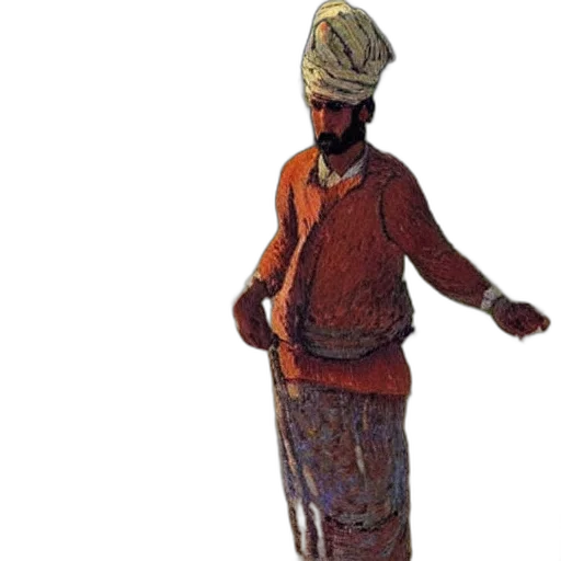 staff, sword, mask, dress transparent PNG cut-out