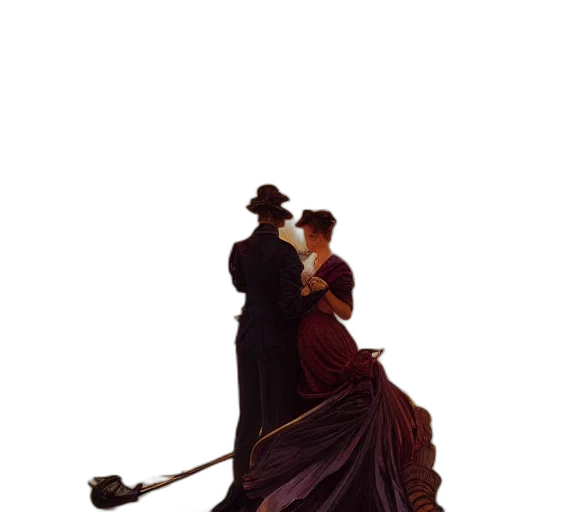 staff, umbrella, dress, sword transparent PNG cut-out