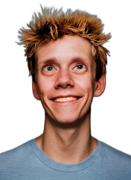 face, hair, staff, mask transparent PNG cut-out