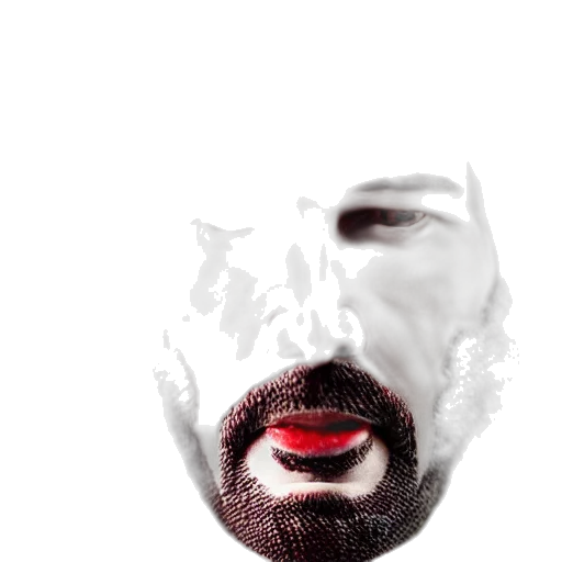 mask, face, creature, animal, photorealistic, 3d render, concept art, cartoon transparent PNG cut-out
