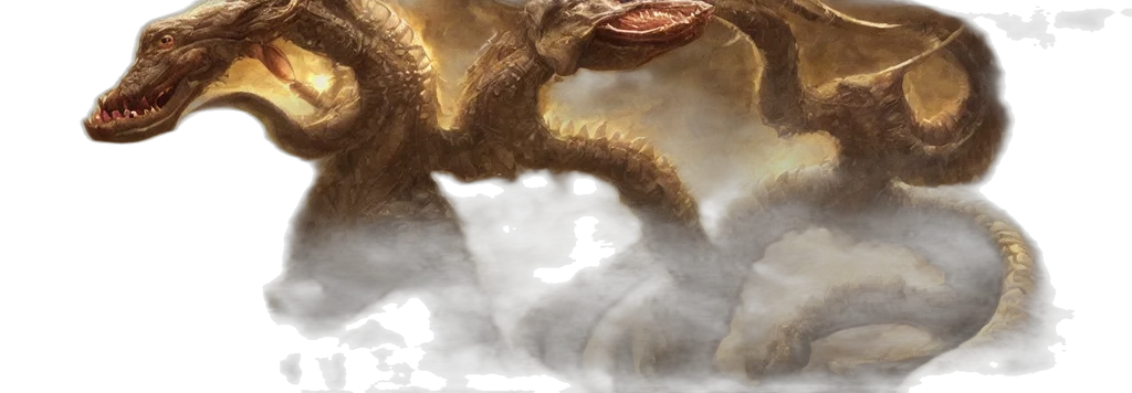 dragon, creature, sword, fantasy art transparent PNG cut-out