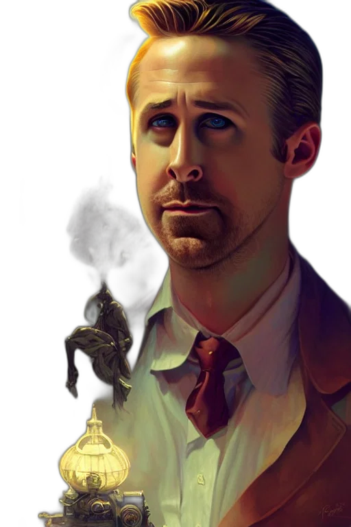 face, robot, creature, staff, concept art, comic book art, photorealistic, fantasy art transparent PNG cut-out