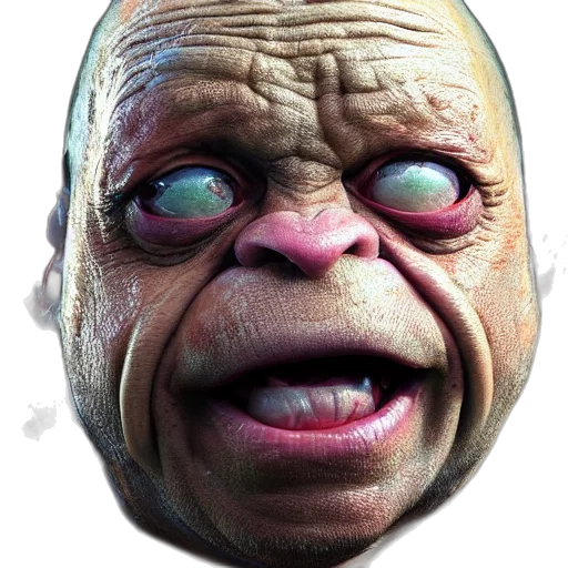 face, mask, creature, animal transparent PNG cut-out