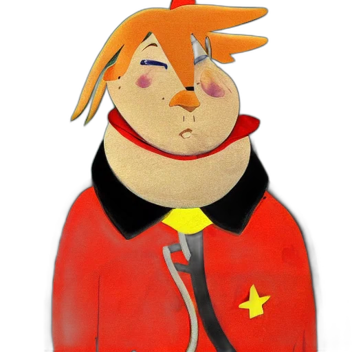 jacket, staff, mask, face transparent PNG cut-out