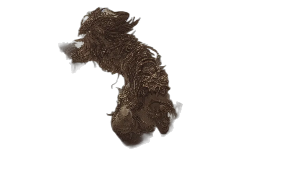 hair, dragon, creature, animal transparent PNG cut-out