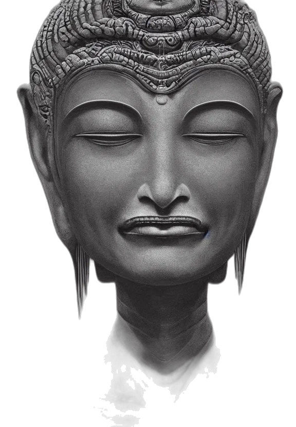 face, mask, crown, staff transparent PNG cut-out