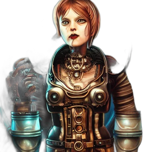 robot, staff, face, concept art transparent PNG cut-out