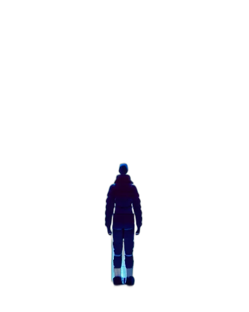 robot, jacket, creature, staff transparent PNG cut-out