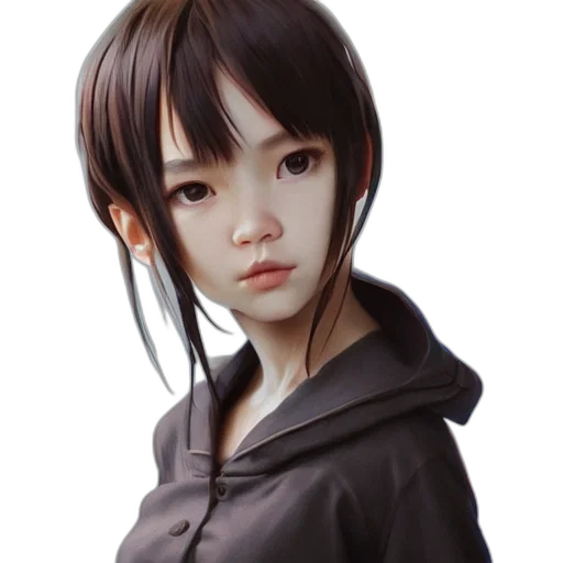 face, staff, jacket, robot transparent PNG cut-out