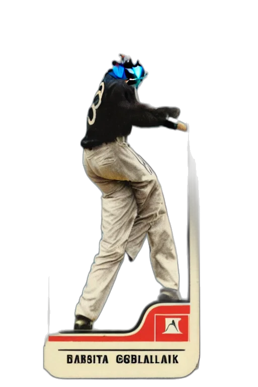 staff, robot, sword, weapon, concept art, 3d render, baseball, card transparent PNG cut-out