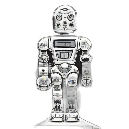robot, car, concept art, 3d render transparent PNG cut-out