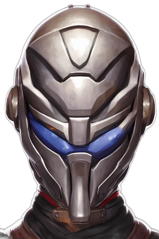 robot, mask, face, weapon transparent PNG cut-out