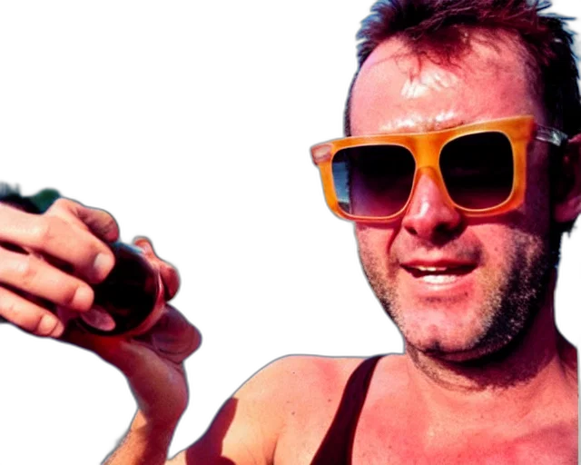 staff, selfie, content, bloke, wearing, tank, top, sunglasses transparent PNG cut-out