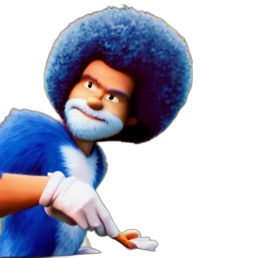 hair, animal, creature, staff transparent PNG cut-out