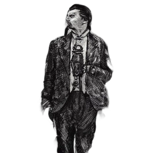 jacket, staff, face, mask transparent PNG cut-out