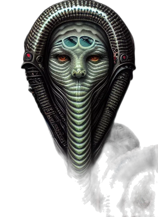 mask, face, creature, staff transparent PNG cut-out
