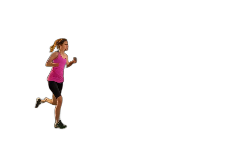 3d render, emma, watson, run, ultra, realistic, hdr, clear transparent PNG cut-out