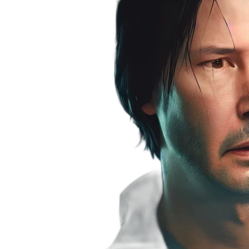 face, photorealistic, concept art, 3d render transparent PNG cut-out