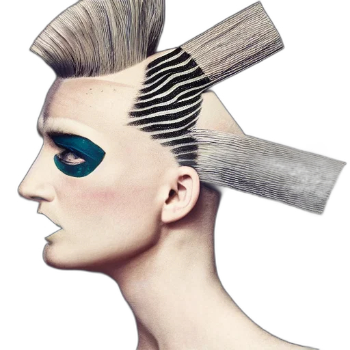 hair, mask, face, crown transparent PNG cut-out