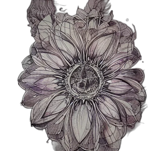 crown, flower, jewelry, dress, photorealistic, watercolor, pencil sketch, concept art transparent PNG cut-out