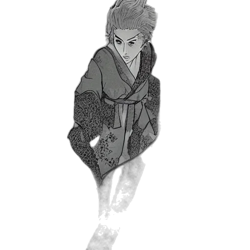 jacket, staff, sword, creature, concept art, comic book art, pixel art, fantasy art transparent PNG cut-out