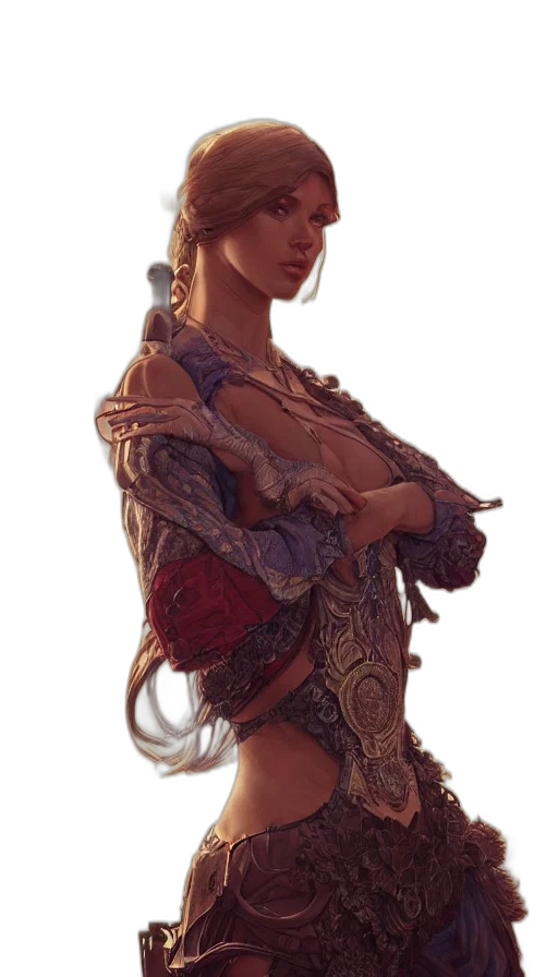dress, jewelry, sword, jacket transparent PNG cut-out