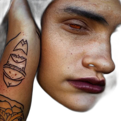 face, jewelry, mask, creature transparent PNG cut-out