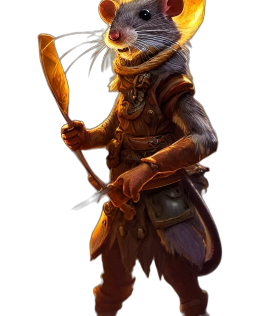 staff, animal, sword, creature, concept art, fantasy art, 3d render, photorealistic transparent PNG cut-out