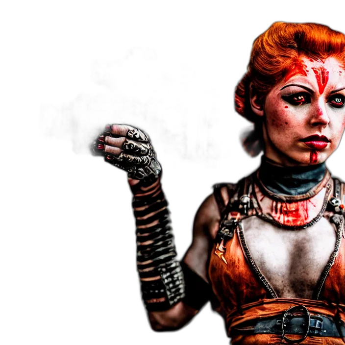 comic book art, concept art, fantasy art, cyberpunk transparent PNG cut-out