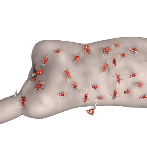 3d render, concept art, dead, body transparent PNG cut-out