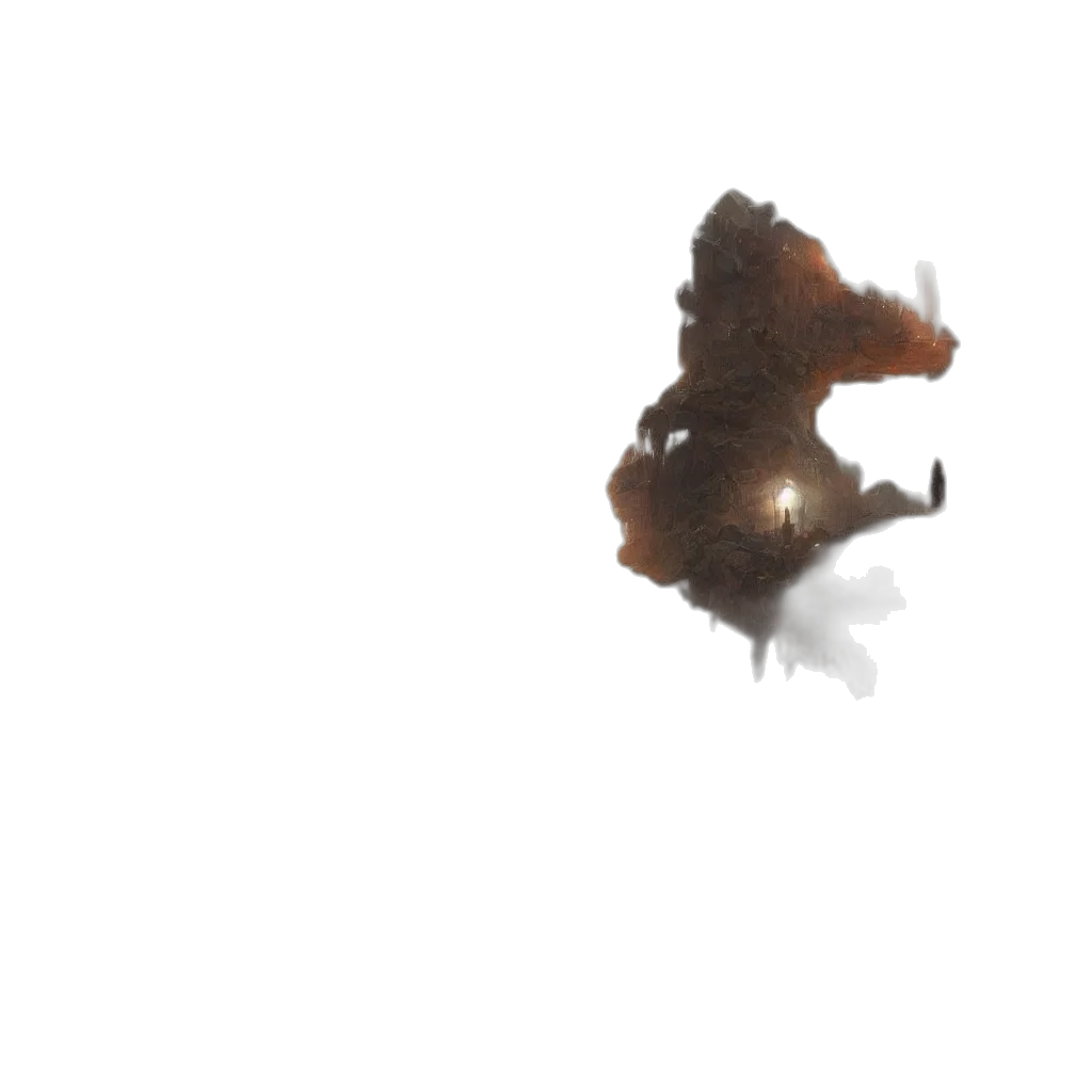 dragon, hair, creature, animal transparent PNG cut-out
