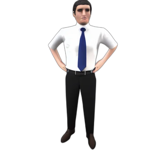 staff, 3d render, cartoon, concept art transparent PNG cut-out