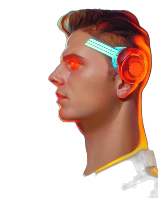 robot, face, staff, mask transparent PNG cut-out