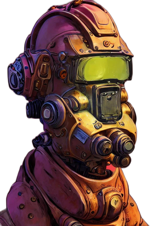 mask, robot, face, creature transparent PNG cut-out